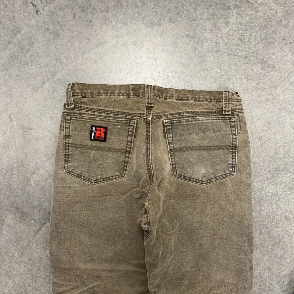 Wrangler Riggs Wear Thinsulate Insulated Jeans Men's Size 32x30 Thermal Brown